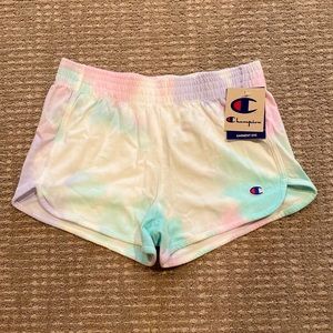 Champion tie dye shorts
